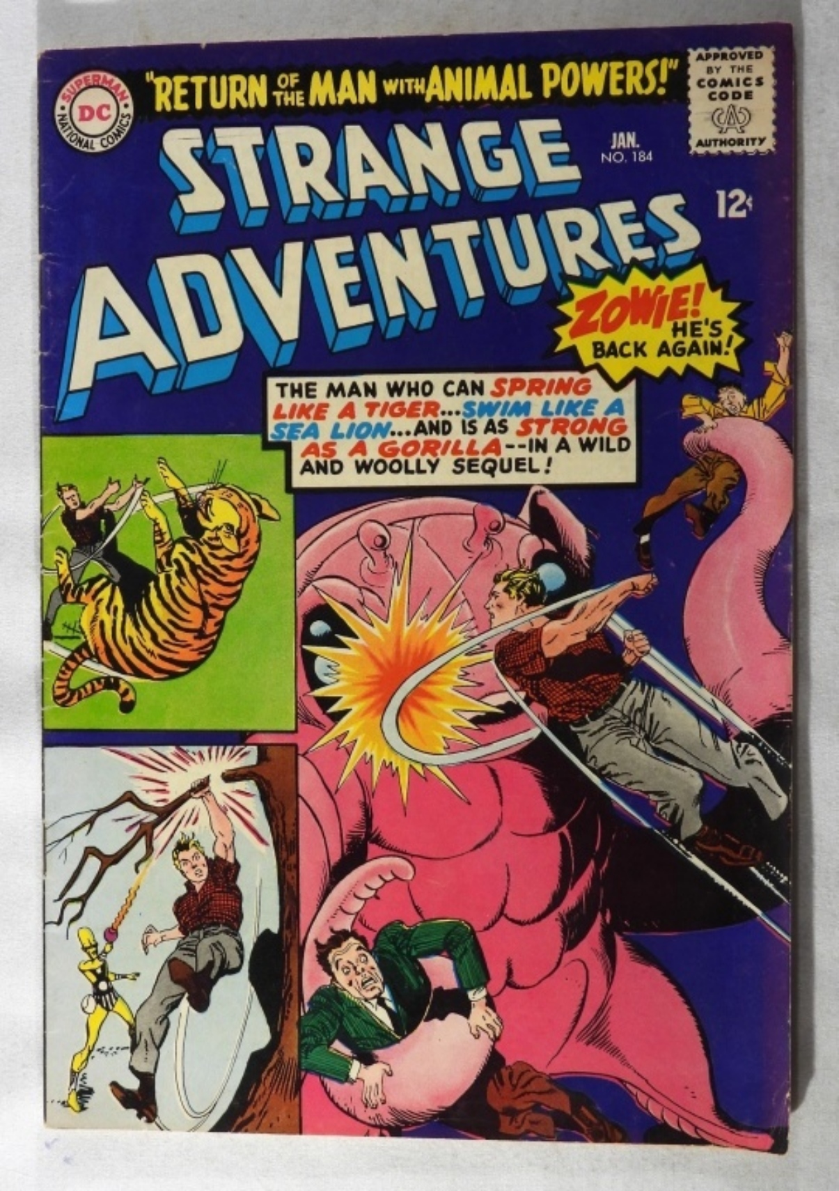 Strange Adventures #184 1966 DC Silver Age