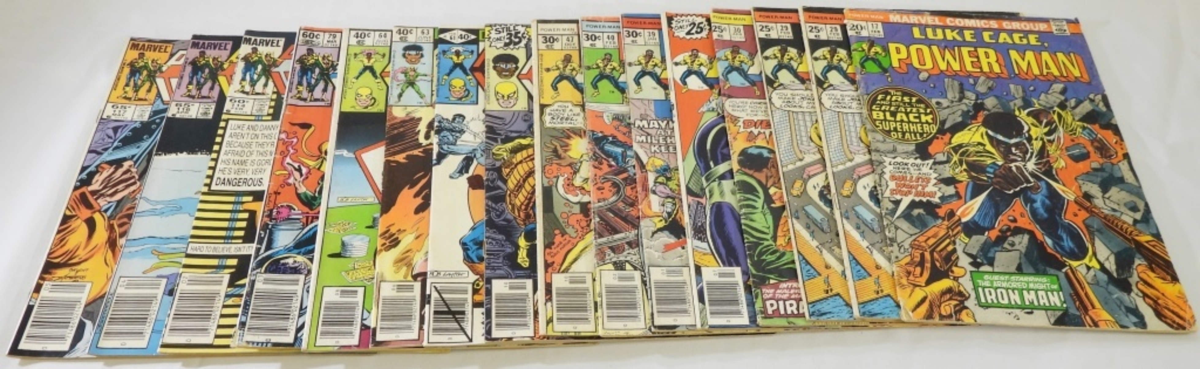 (16) Marvel Power Man Mixed Lot