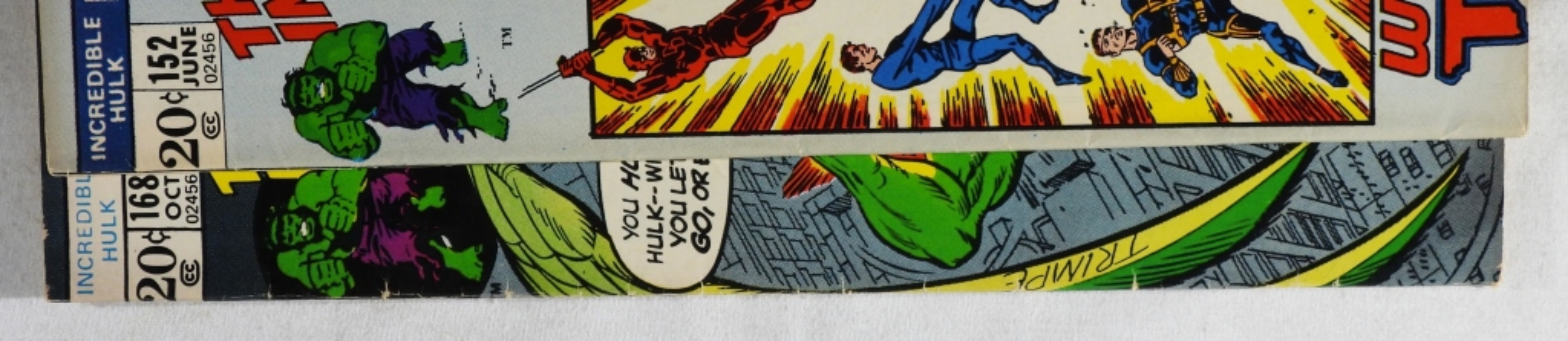 (2) Marvel The Incredible Hulk VG