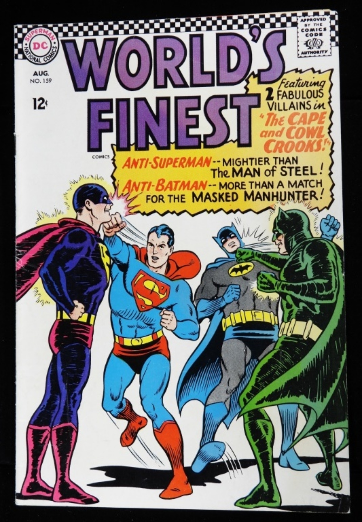 World's Finest #159 1966 DC Silver Age