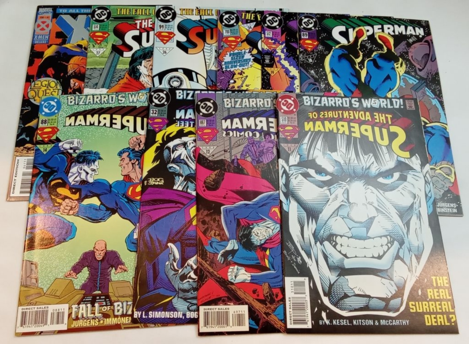 (9) DC & (1) Marvel Comic