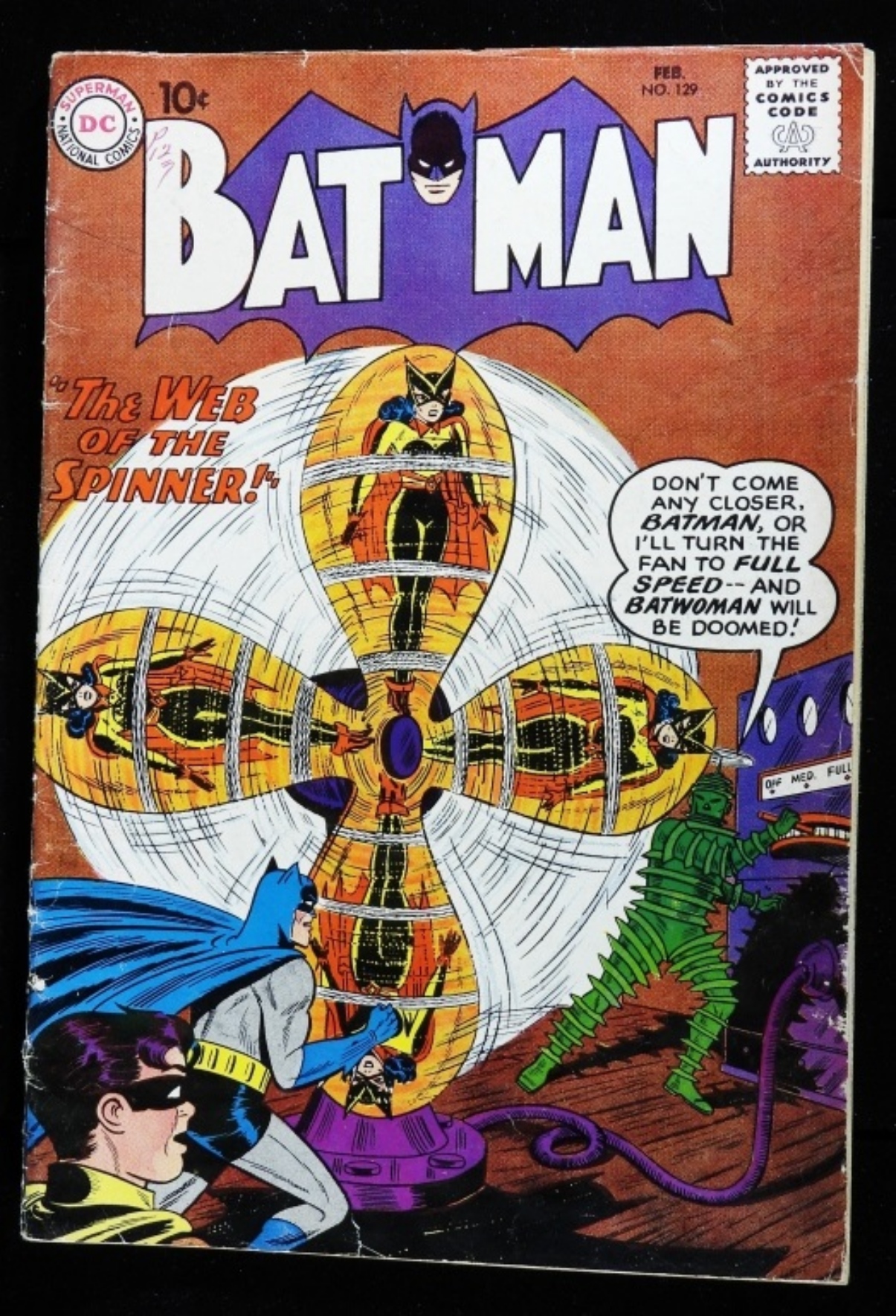 Batman #129 1960, DC Silver Age