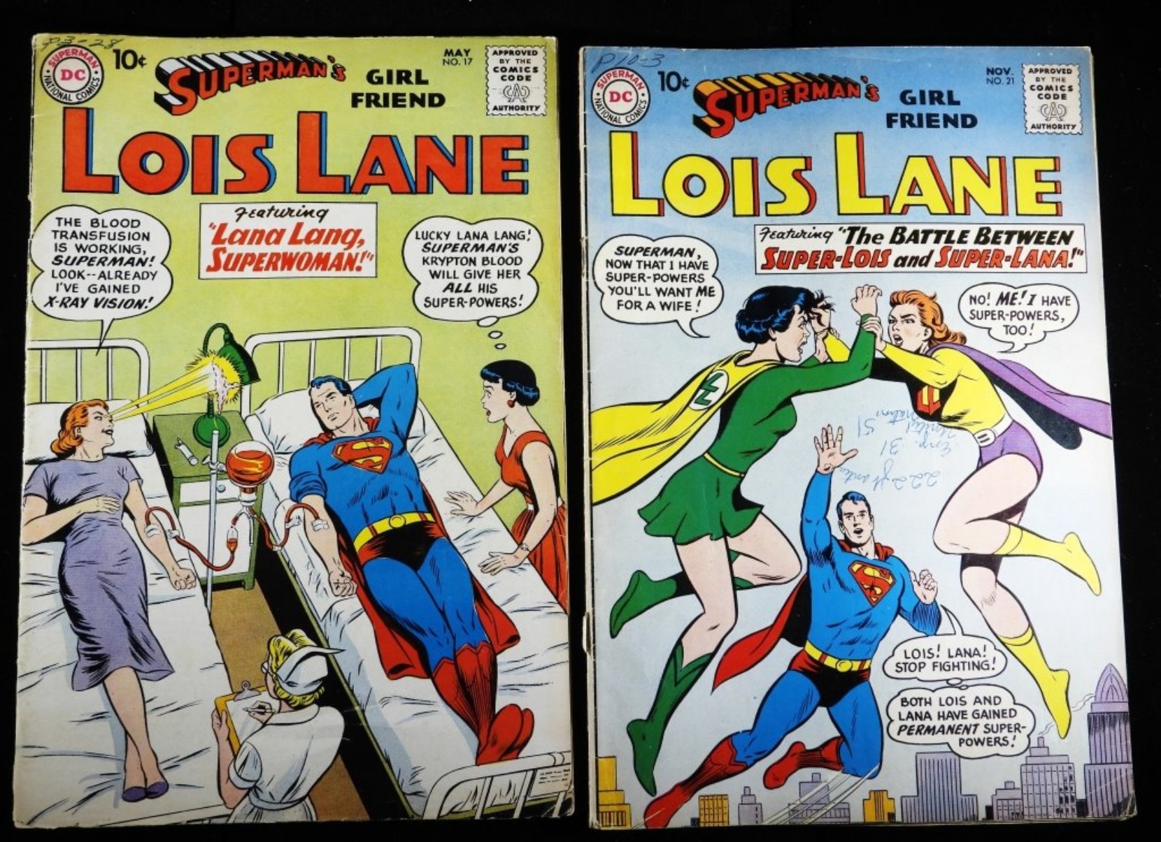 Superman's Girl Friend Lois Lane #17 & #21