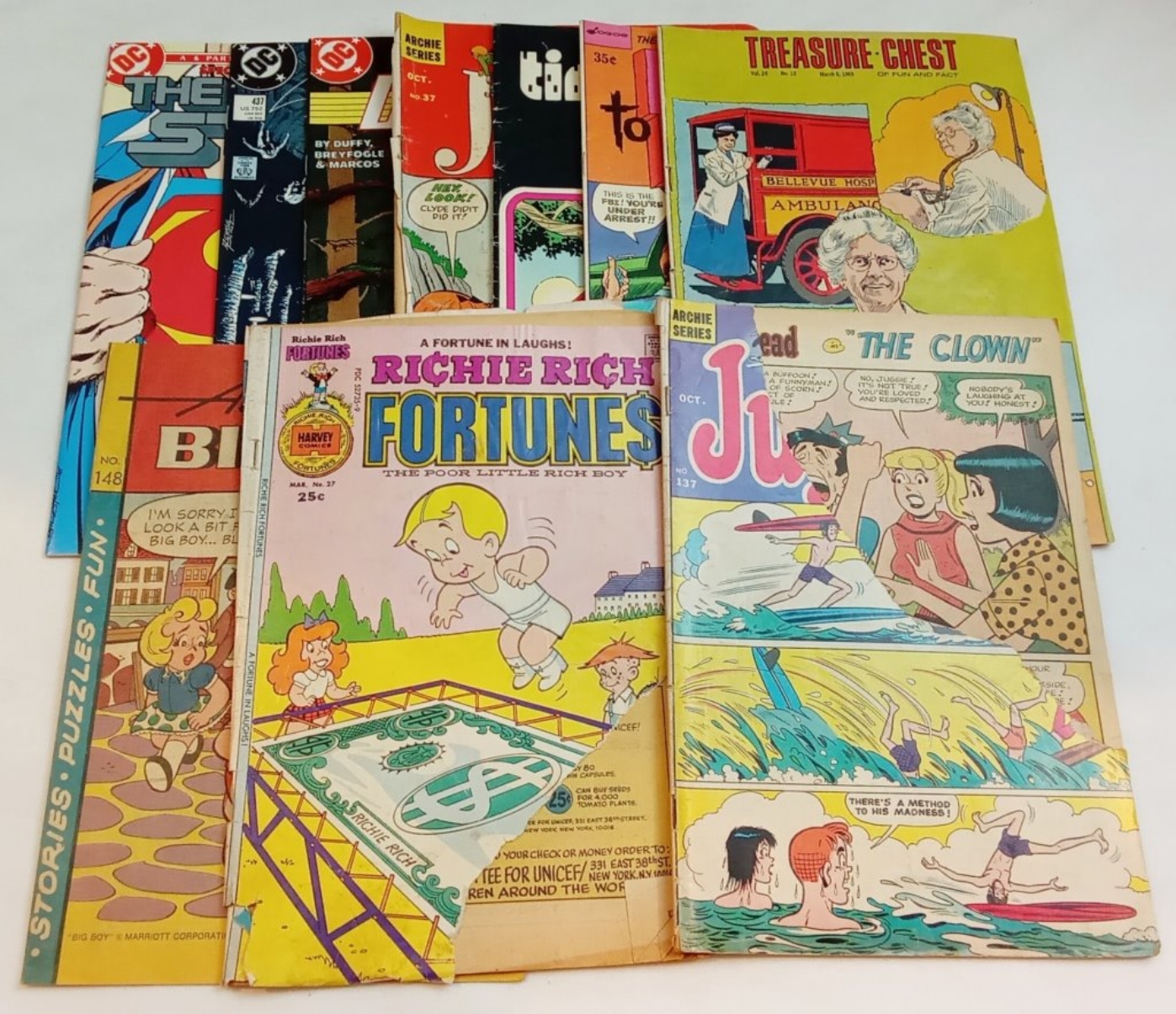 (10) Vintage Comics Mixed Lot