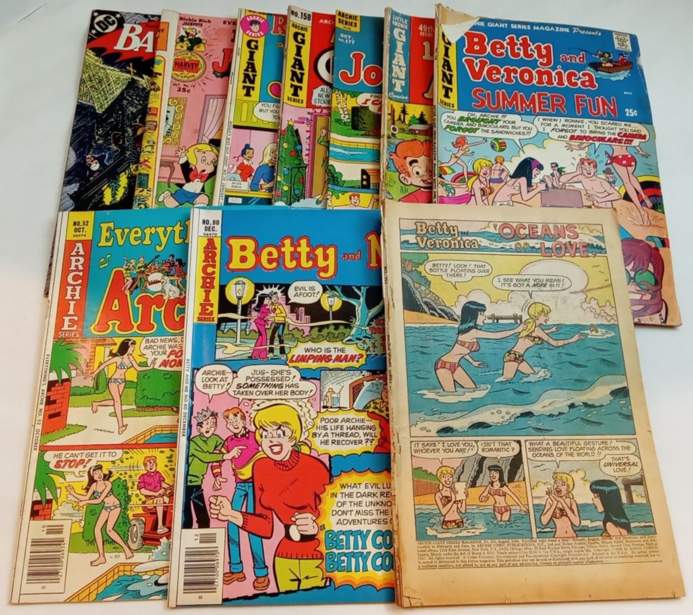 (10) Old Mixed Comics