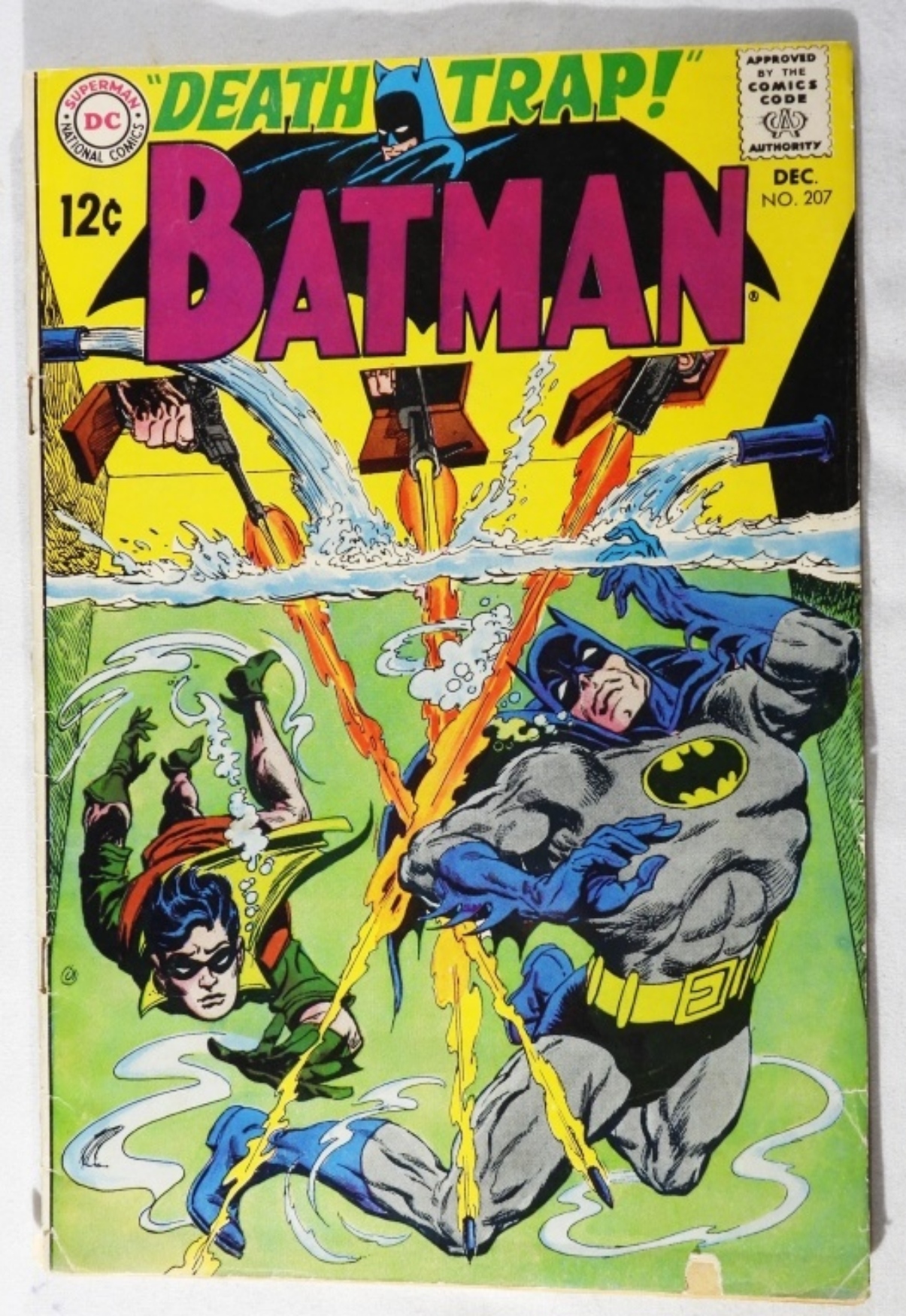 Batman #207 1968 DC Comics Death Trap