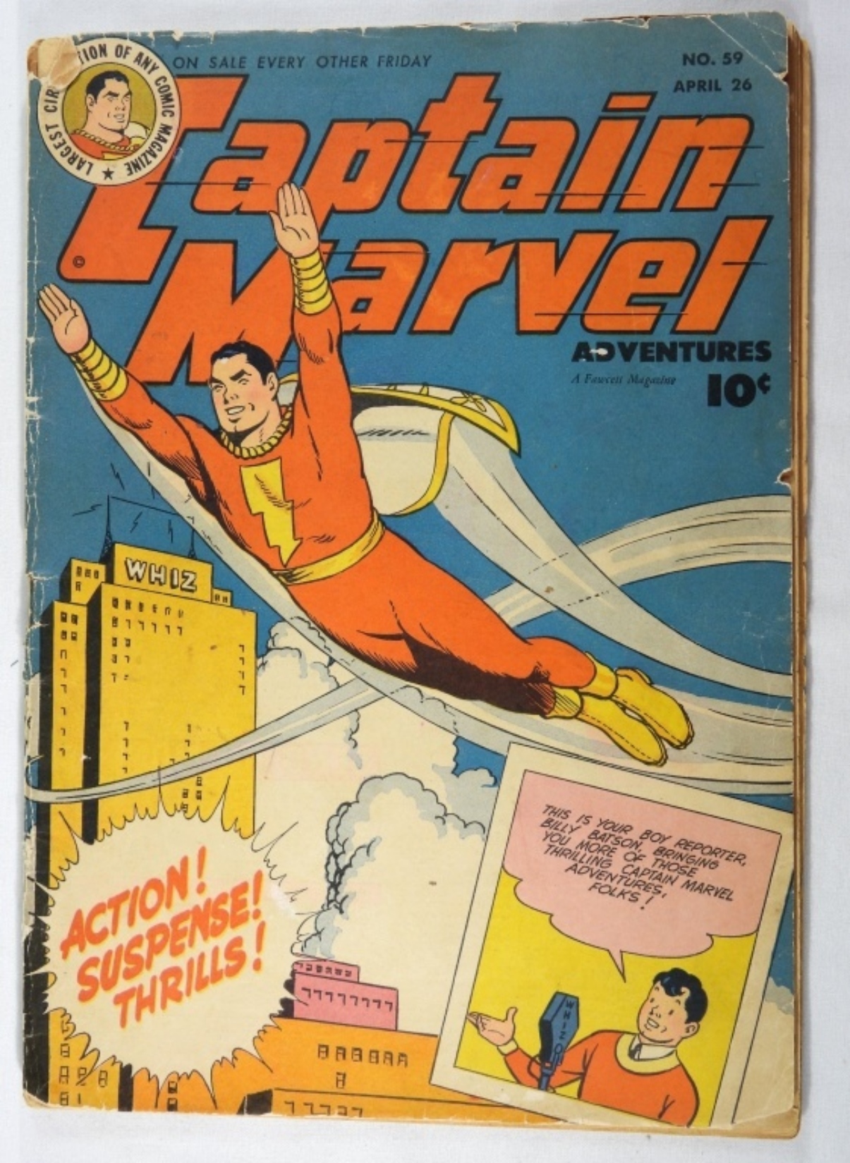Captain Marvel Adventures #59 1946 Fawcett