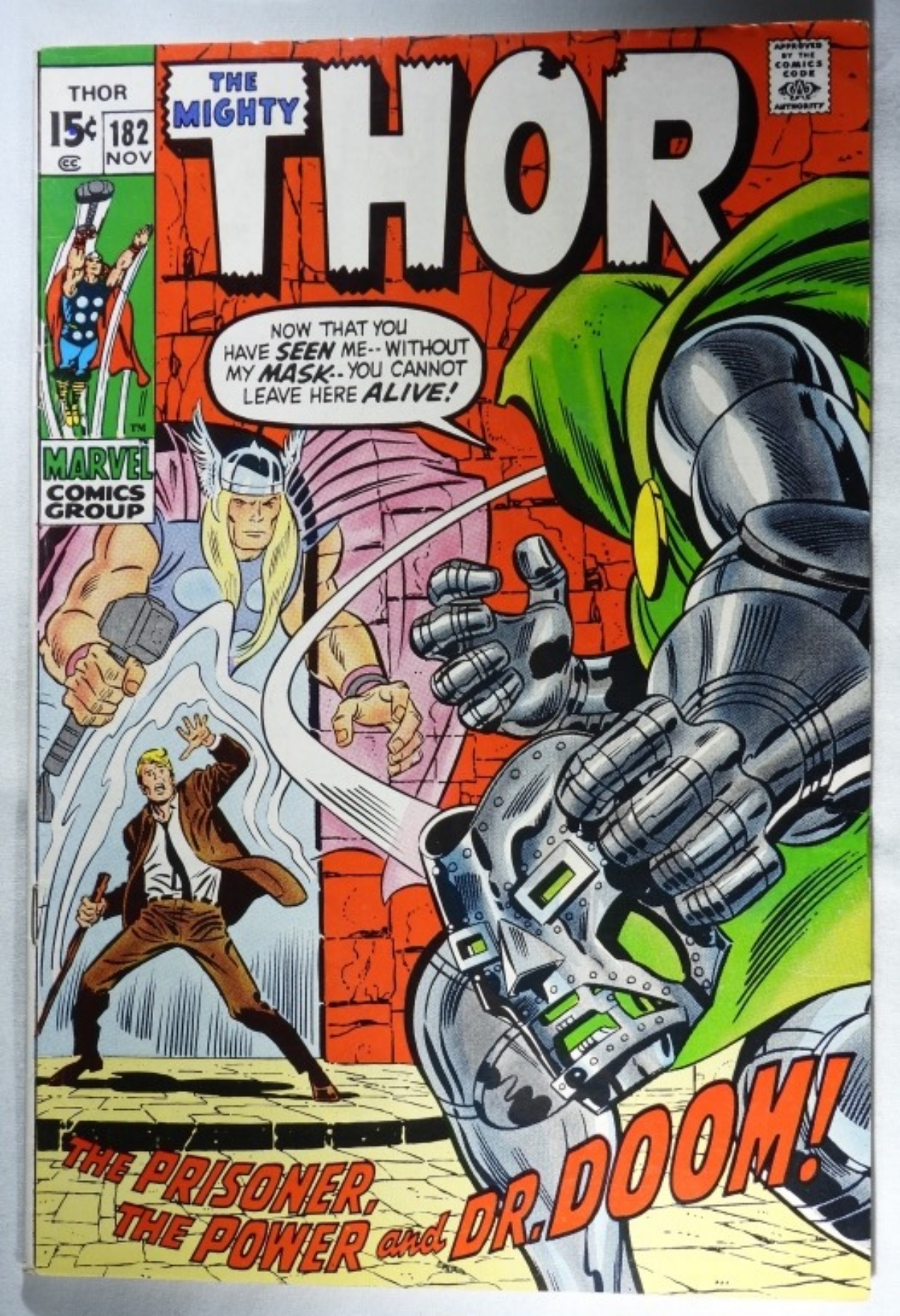 Thor #182 1970 Marvel, Dr. Doom Cover