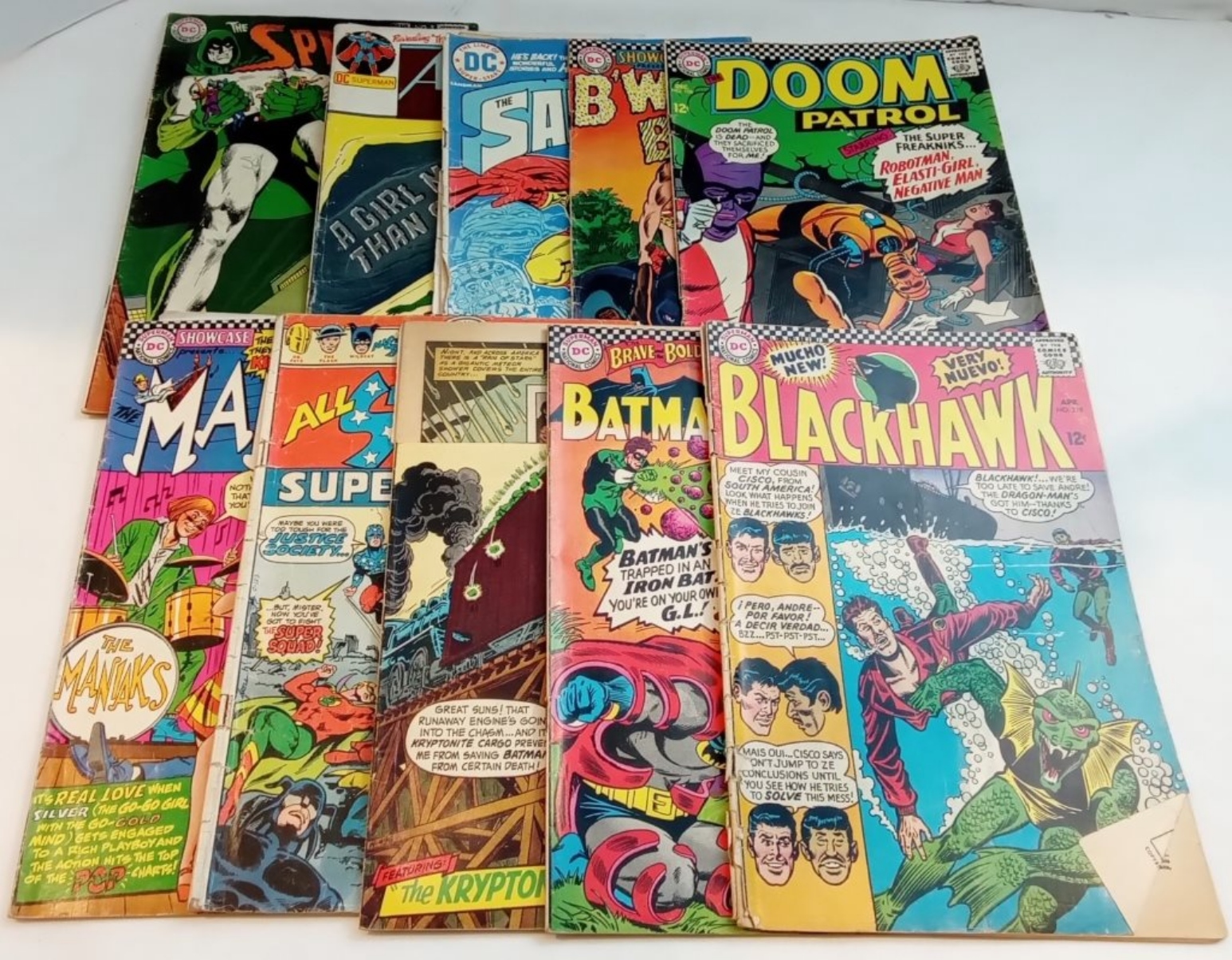 (10) Vintage DC Comics