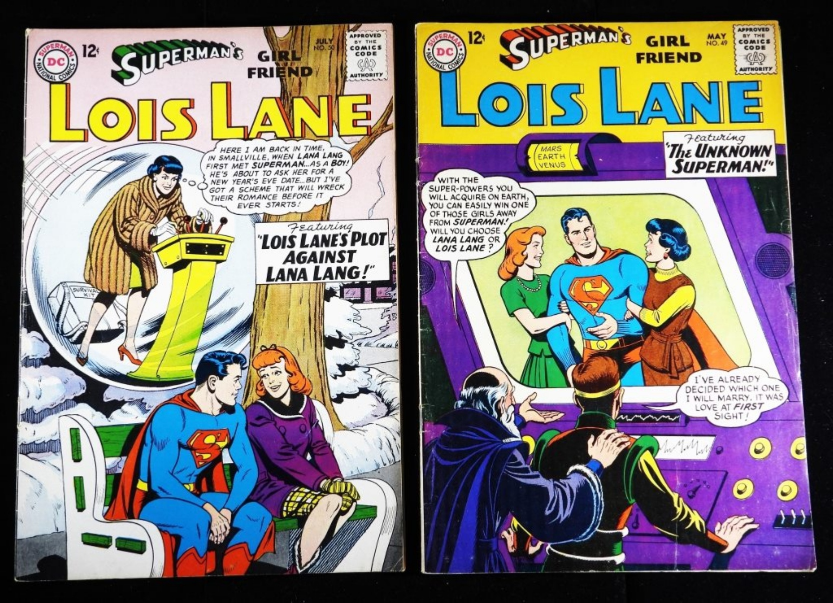Lois Lane #49 & #50 DC 1964 Silver Age Lot
