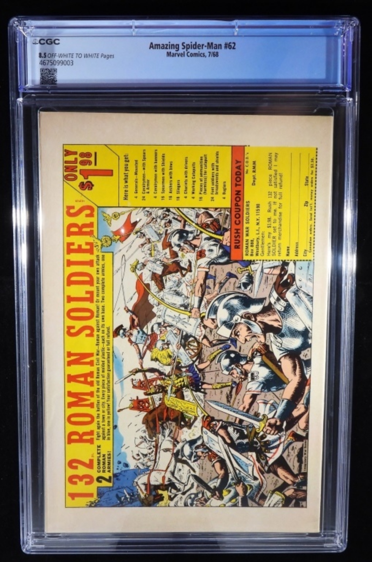 Amazing Spider-Man #62 1968 CGC 8.5