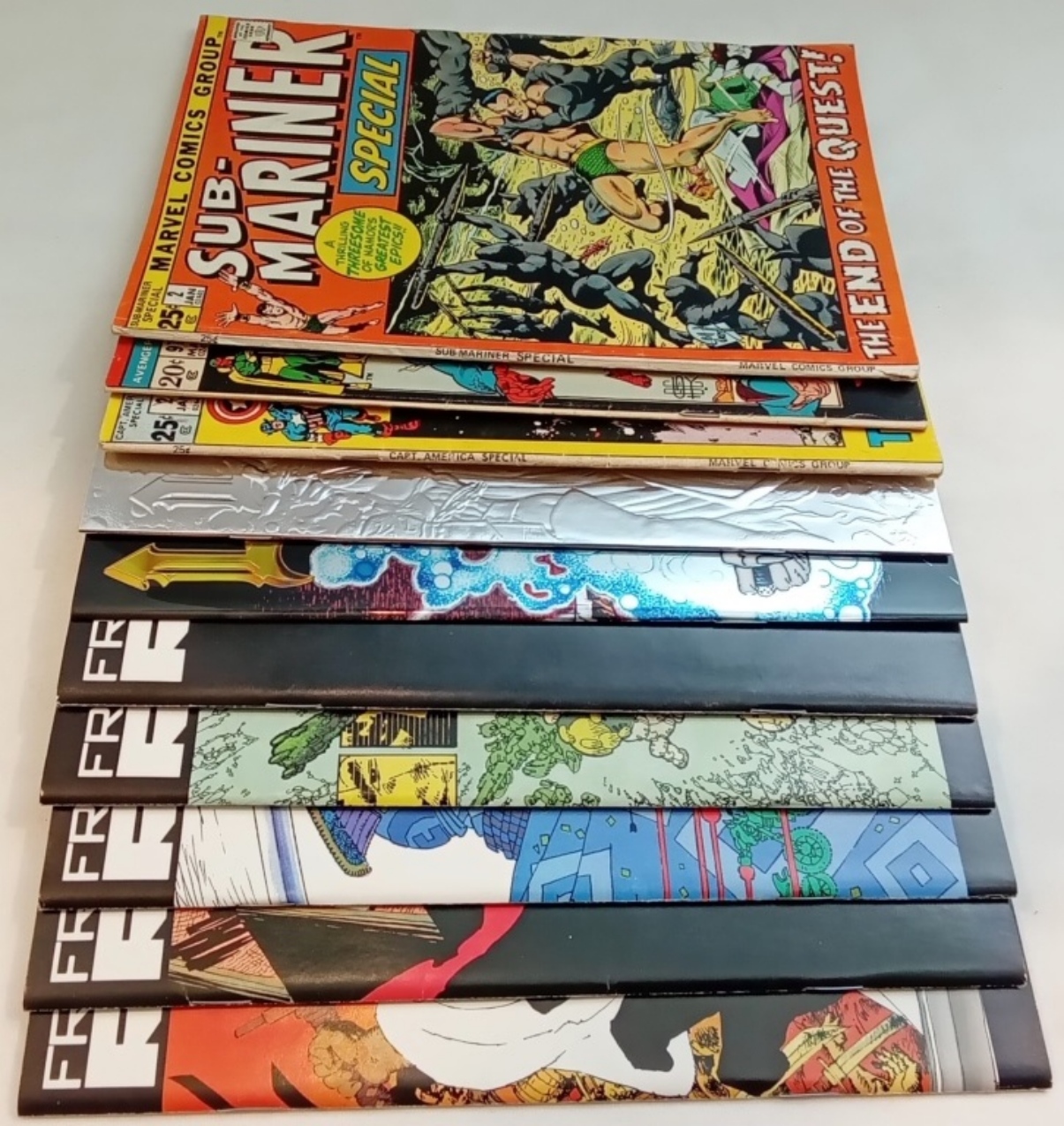 (10) Bronze Age & Modern Age Comics