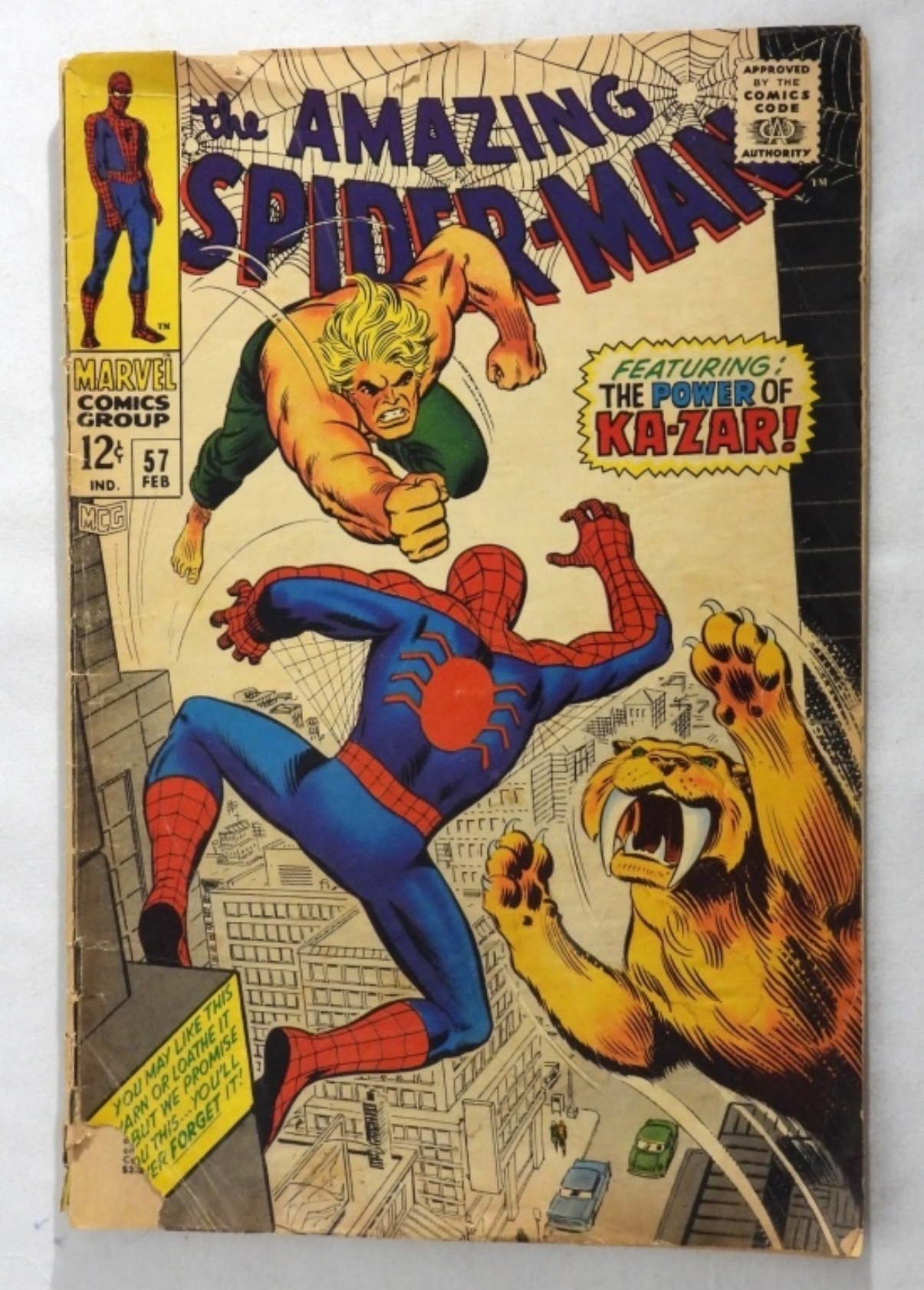 Amazing Spider-Man #57 1968 Marvel Ka-Zar