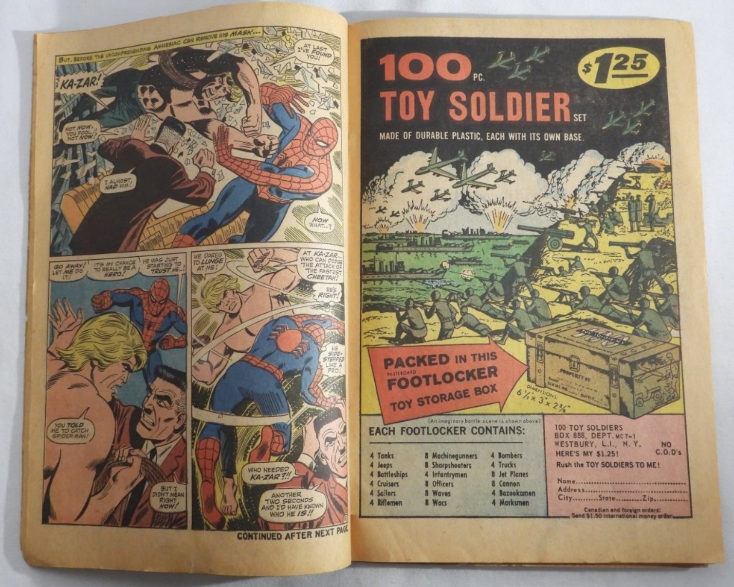 Amazing Spider-Man #57 1968 Marvel Ka-Zar