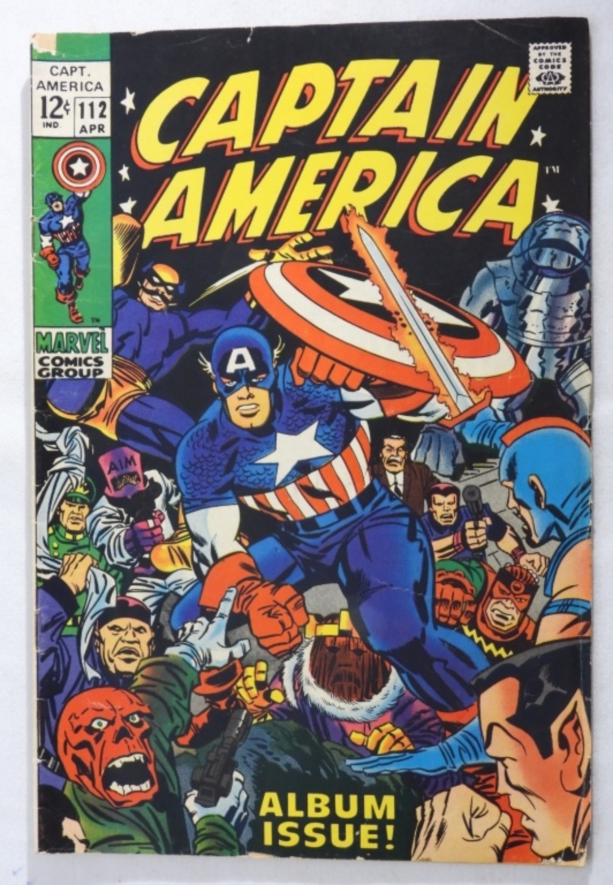 Captain America #112 1969 Marvel Silver Age