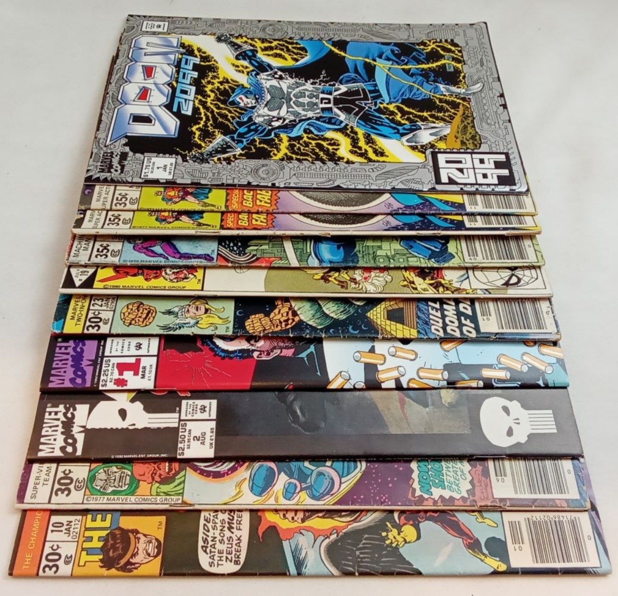 (10) Mixed Ages Of Marvel Comics