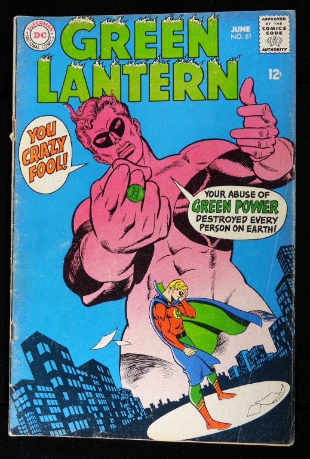 Green Lantern #61 1968 DC Silver Age