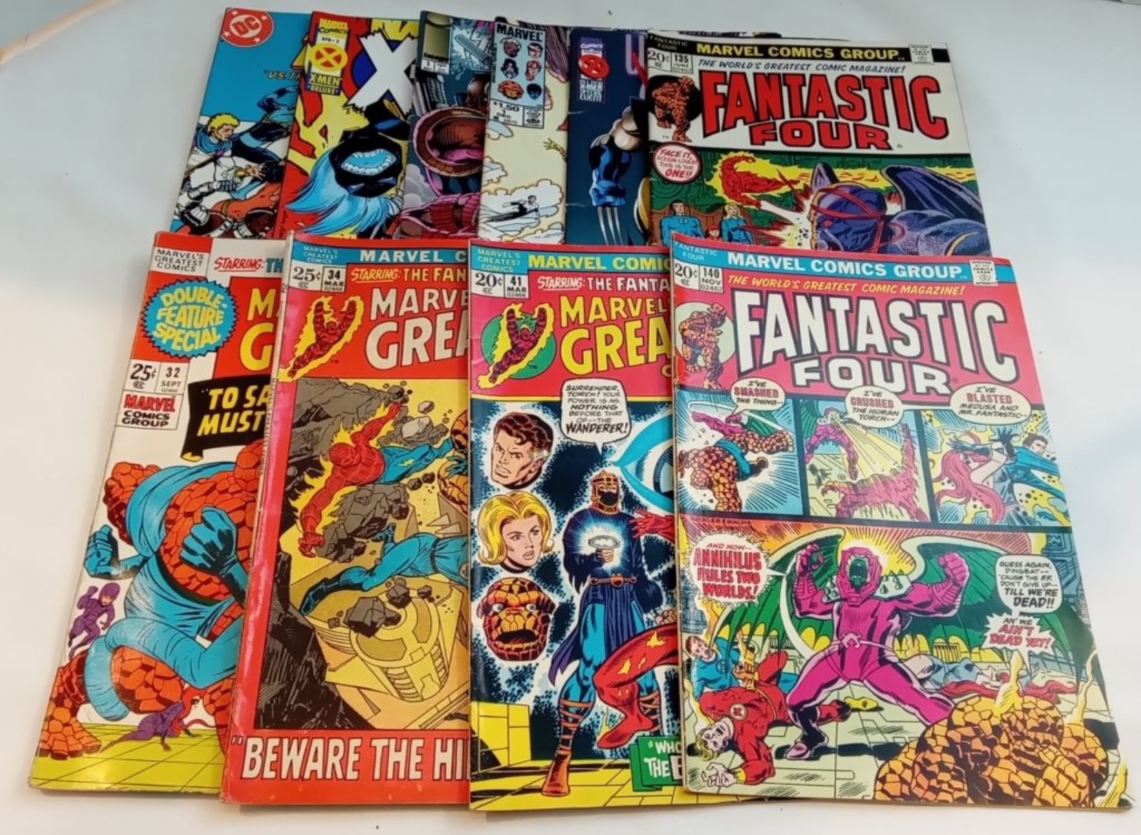 (8) Marvel, & (1) DC & (1) Image Lot