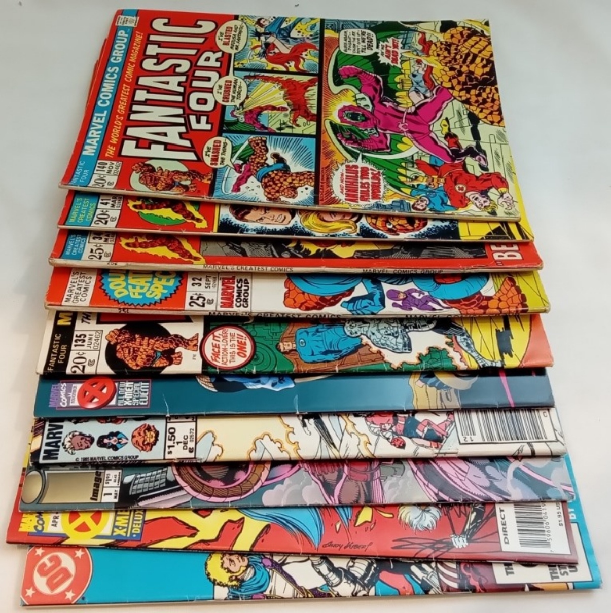 (8) Marvel, & (1) DC & (1) Image Lot