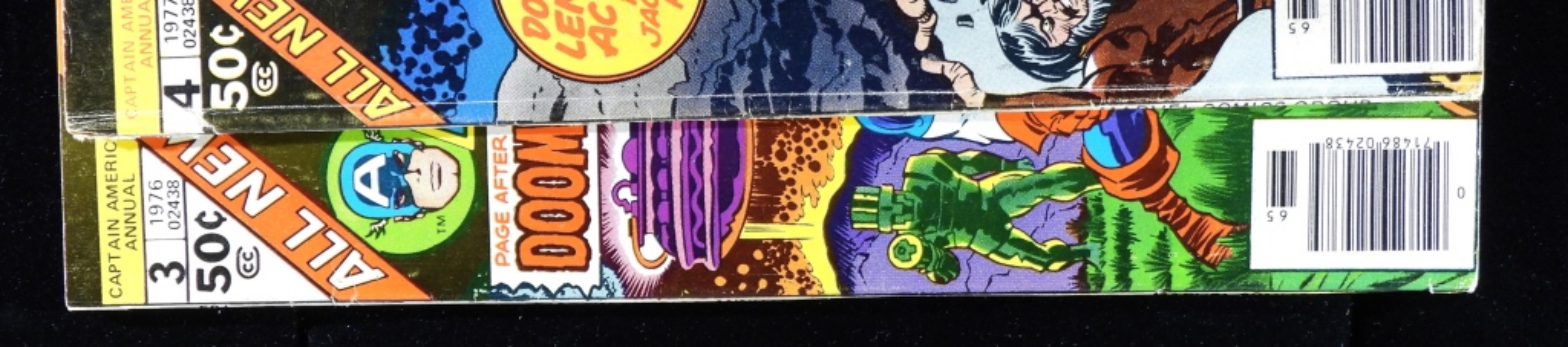 Captain America Annual #3 & 4 1976-77 Marvel
