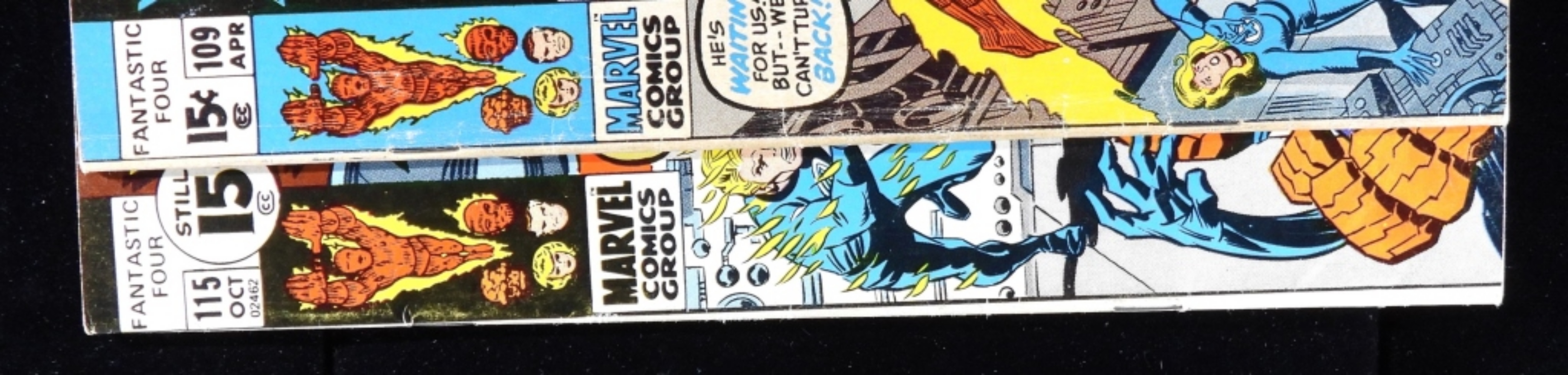 Fantastic Four #109 & #115 Marvel 1971, Raw