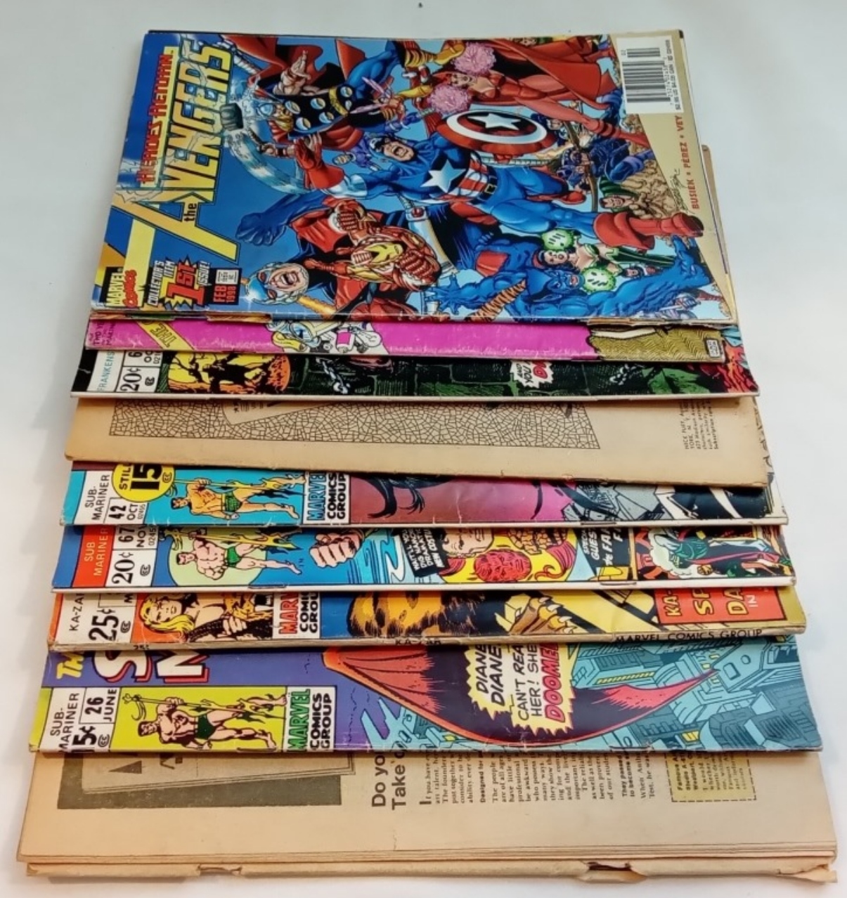 (9) Marvel & (1) Zap Comic