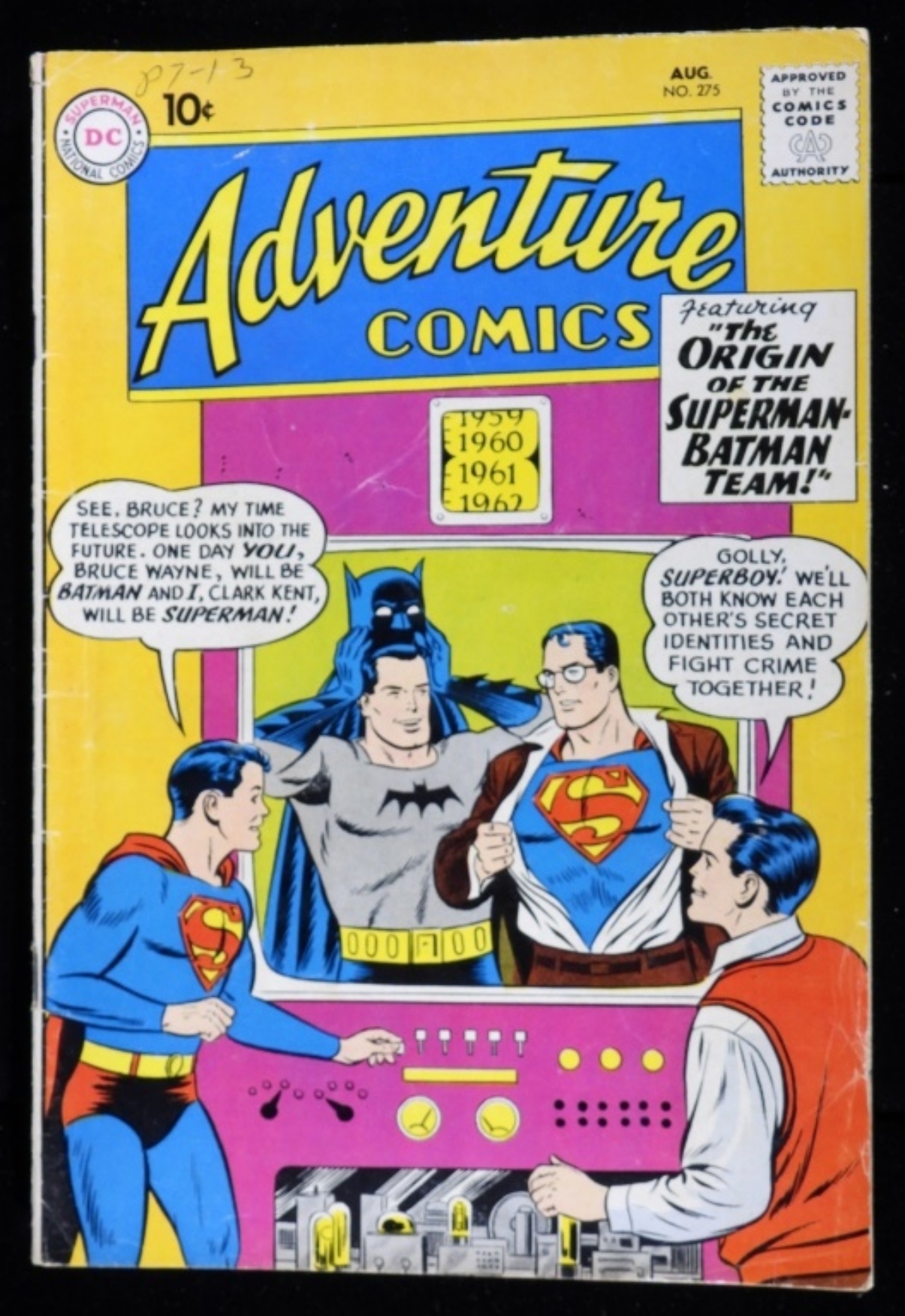 Adventure Comics #275 1960 DC Raw Silver Age