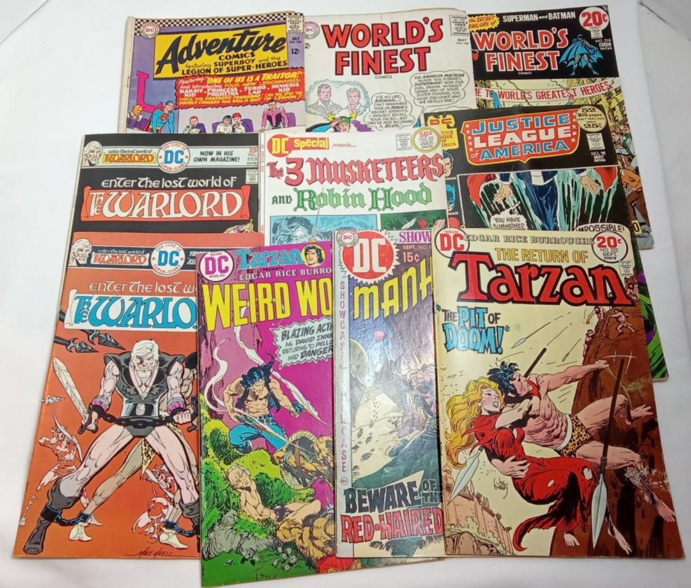 (10) Vintage DC Comics
