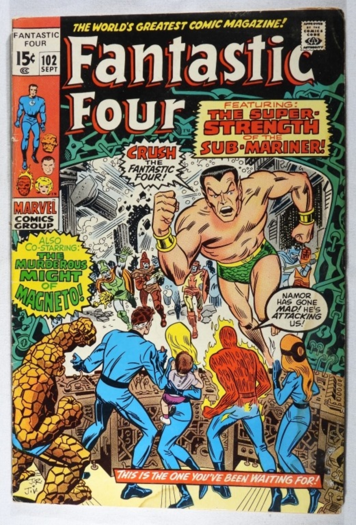 Fantastic Four #102 1970 Marvel