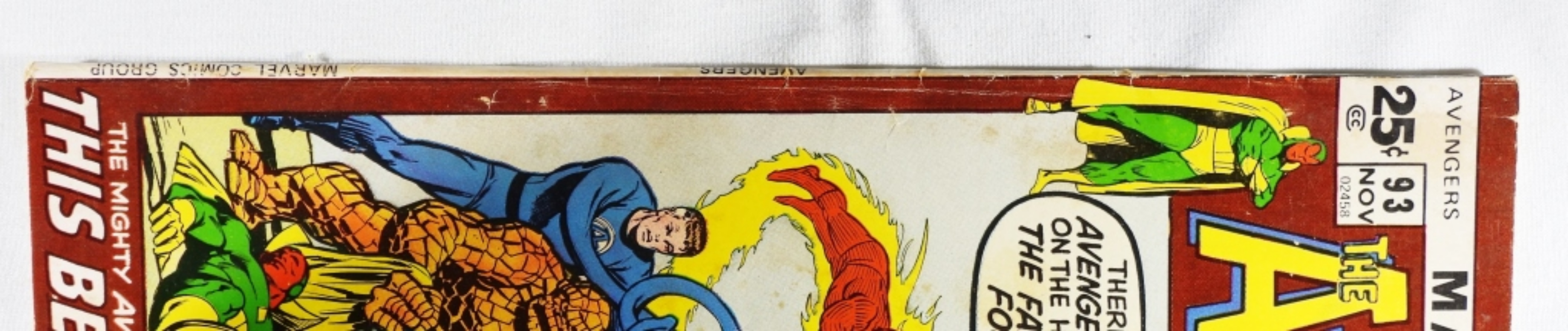 Avengers #93 1971 Marvel, Neal Adams cover