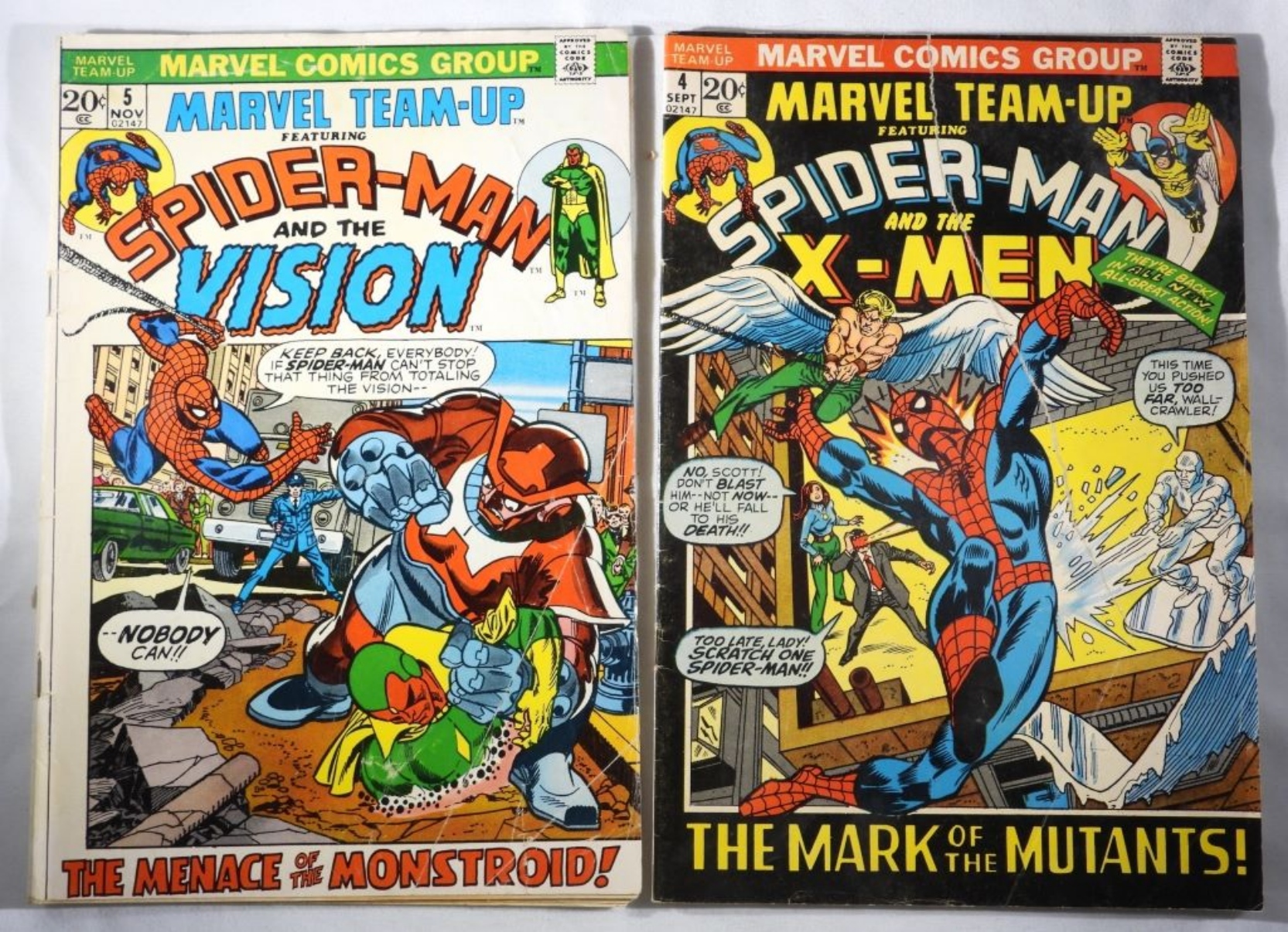 Marvel Team-Up #4 & #5 1974, Lot of 2