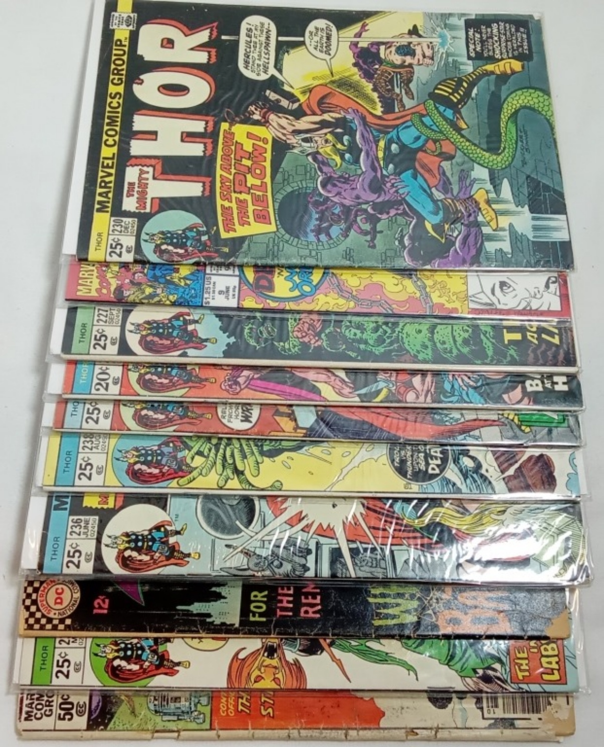 (9) Marvel & (1) DC Comic