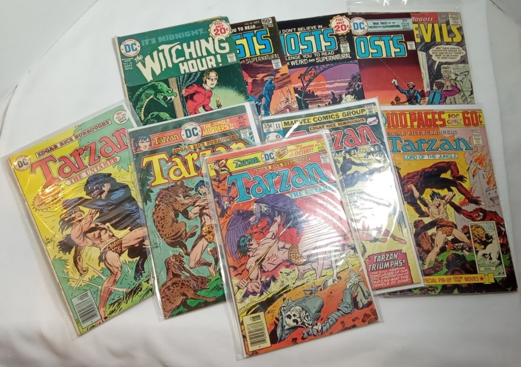(9) DC & (1) Marvel Comic