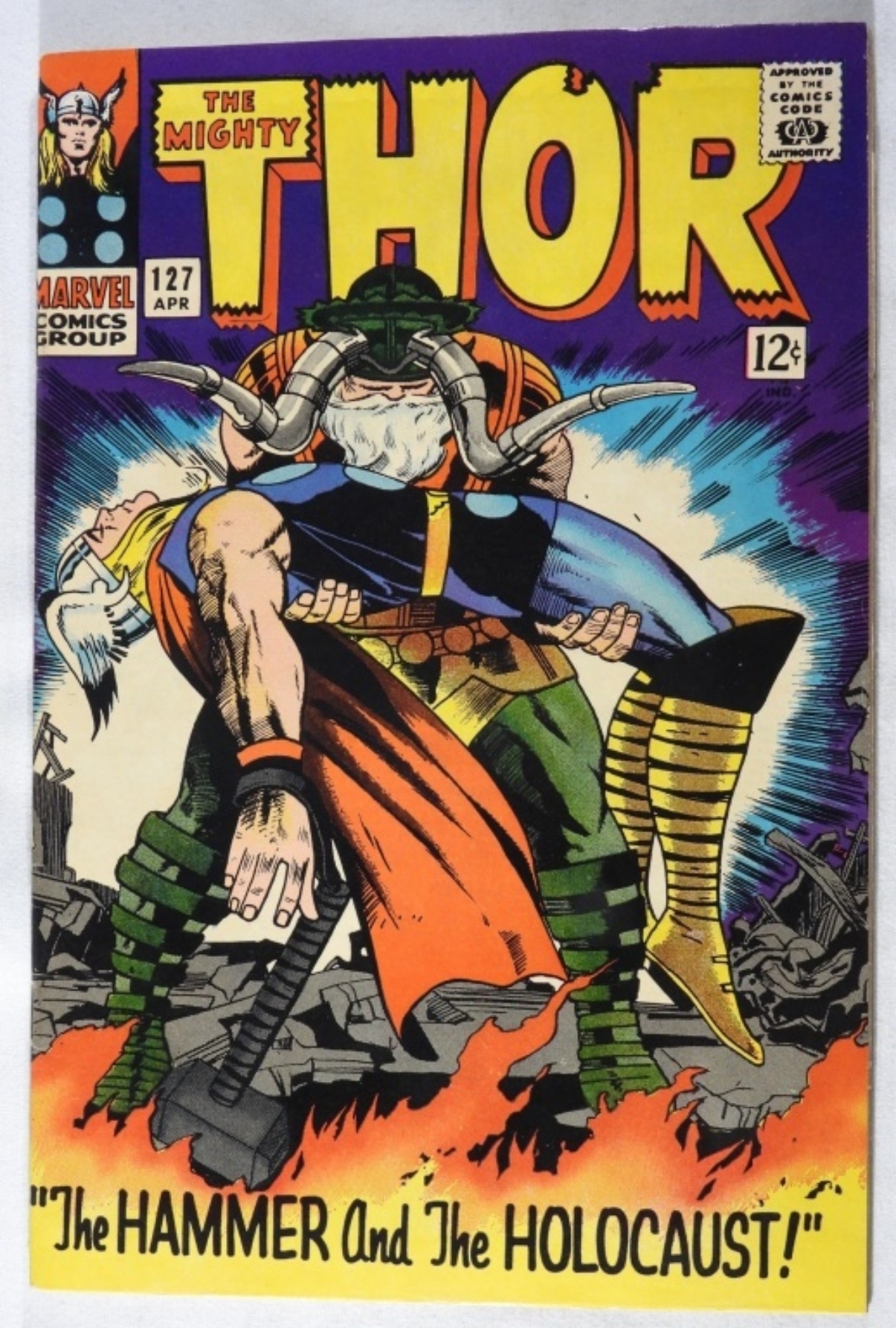 Mighty Thor #127 1966 Marvel Silver Age