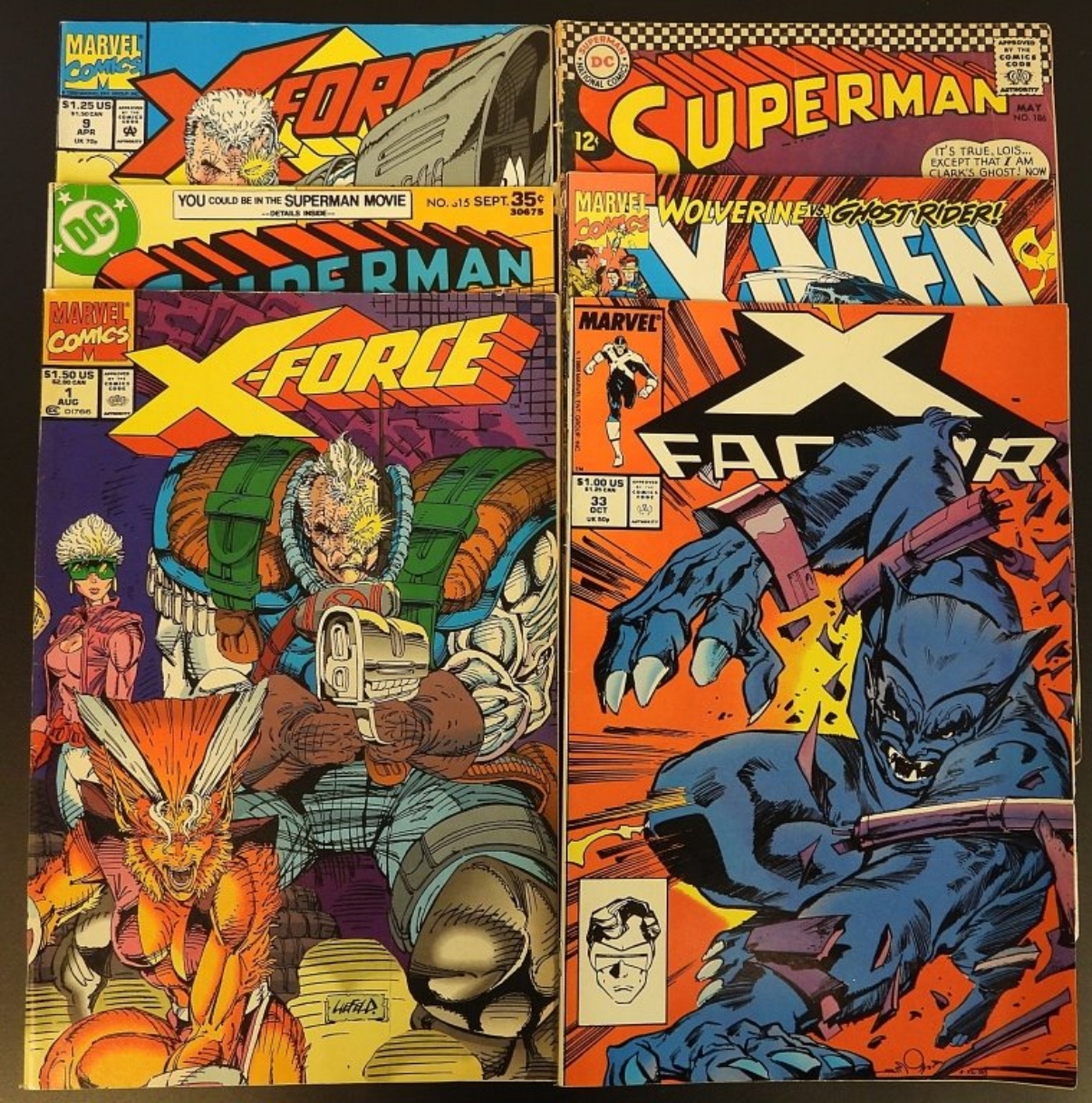 (5) Marvel & (2 )DC