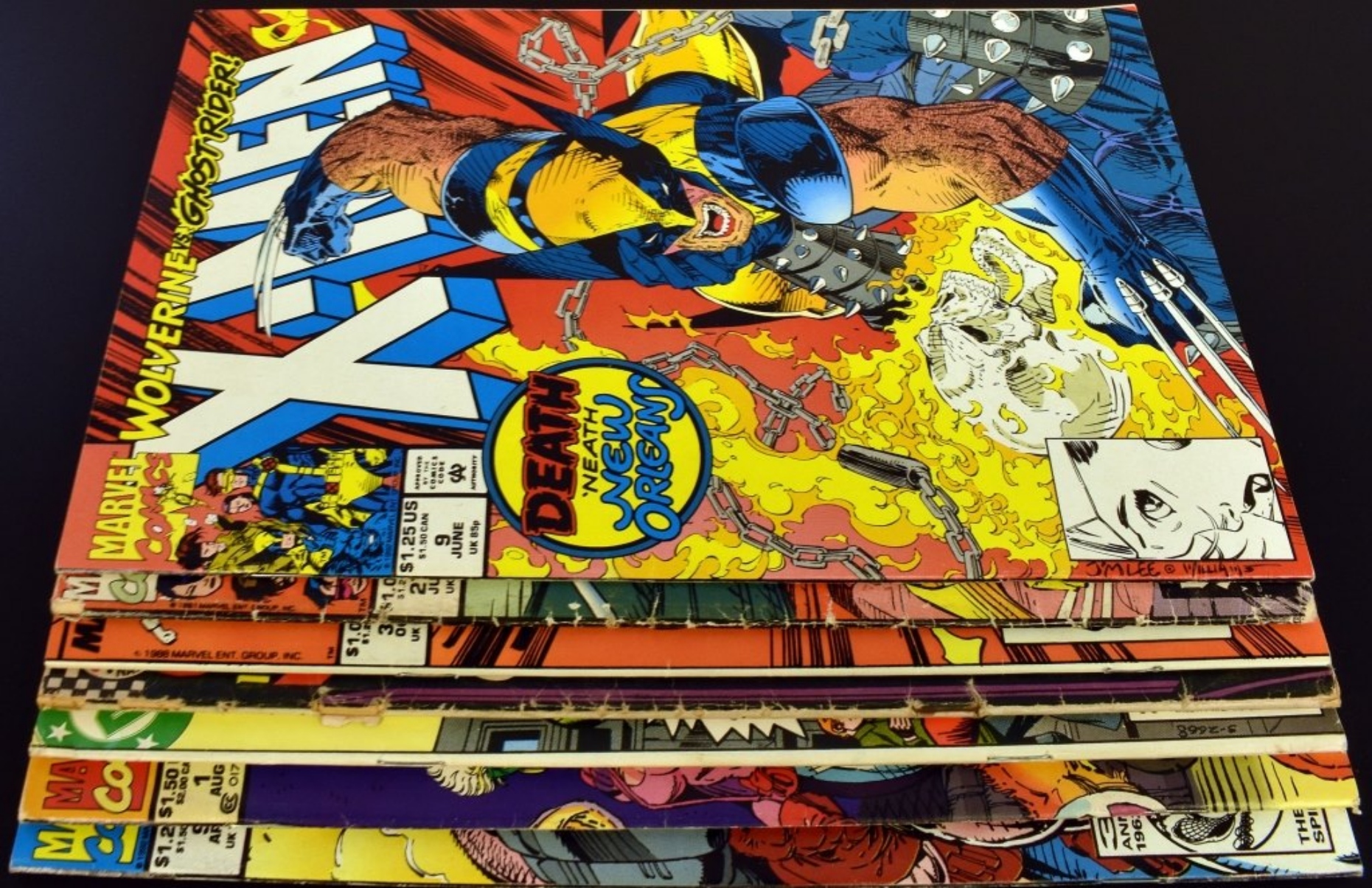 (5) Marvel & (2 )DC