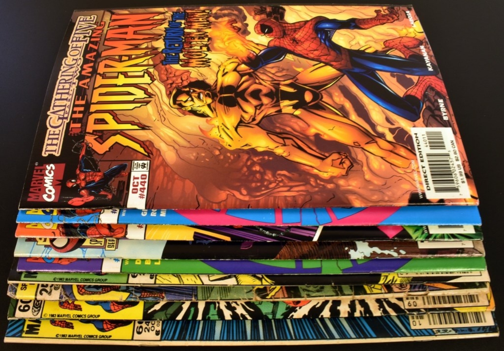 (9) Marvel Spider-Man Mixed Lot