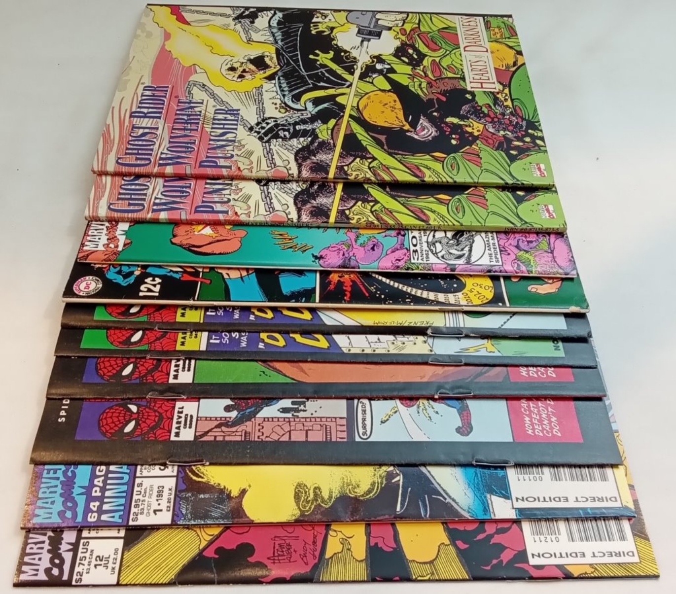 (9) Marvel & (1) DC