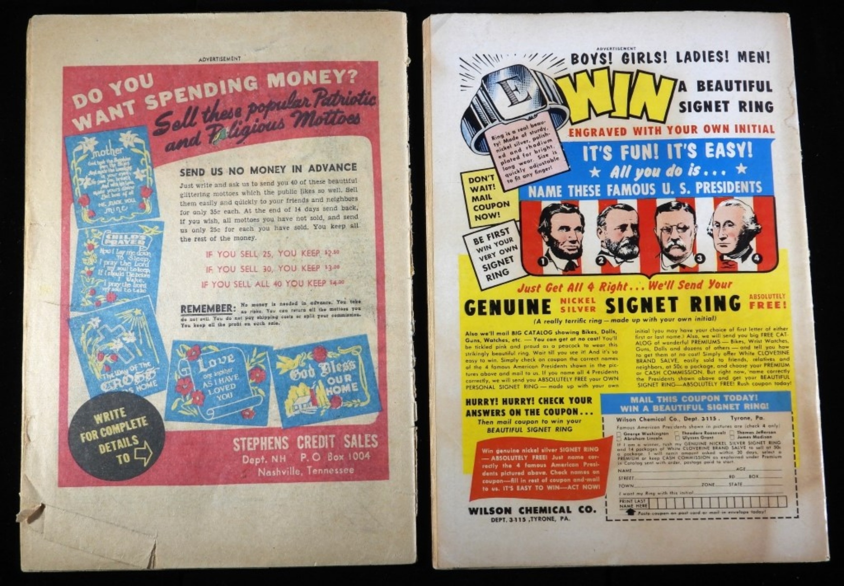 Adventure Comics #253 & #274 DC 1958-61