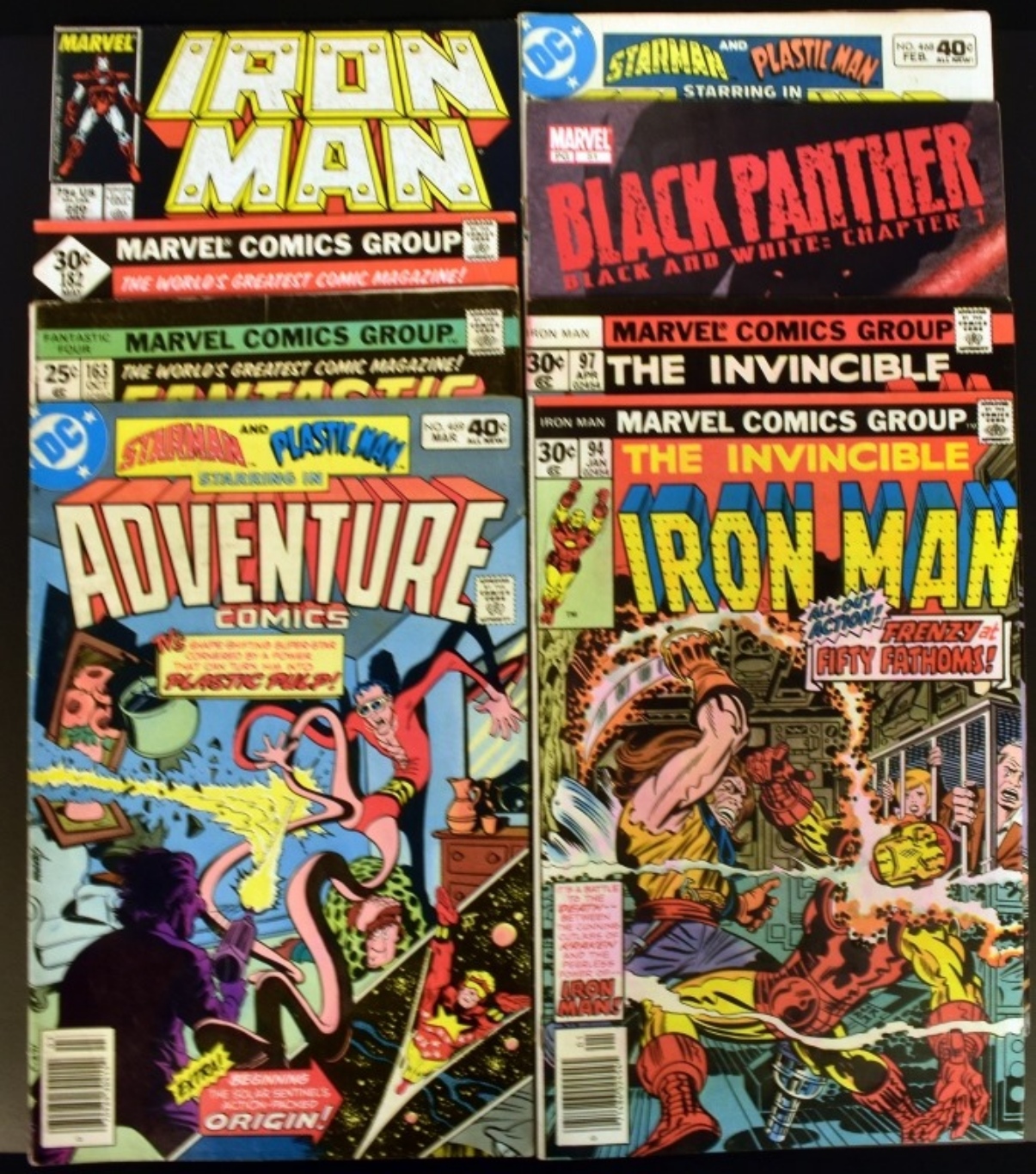 (6) Marvel & (2) DC Comics