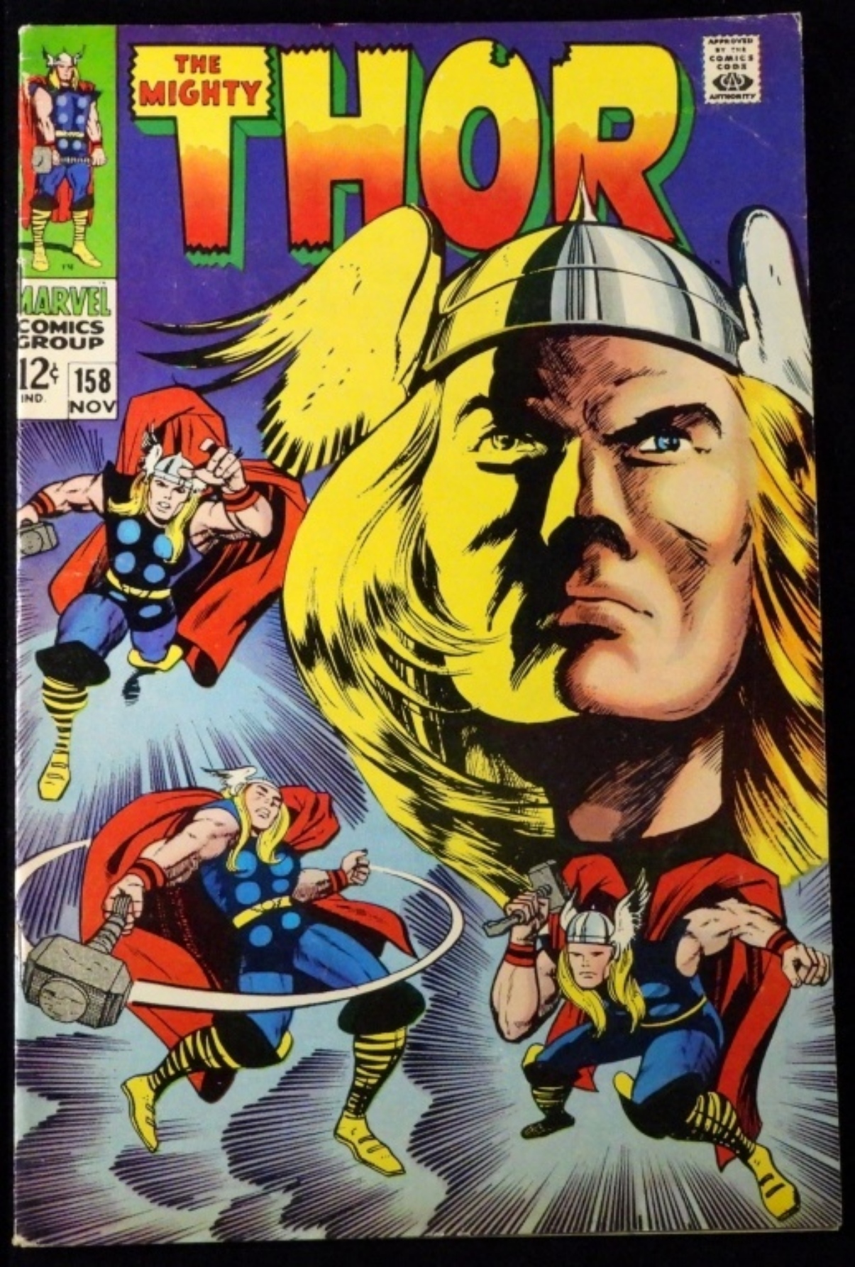 Thor #158 1968 Marvel, Silver Age