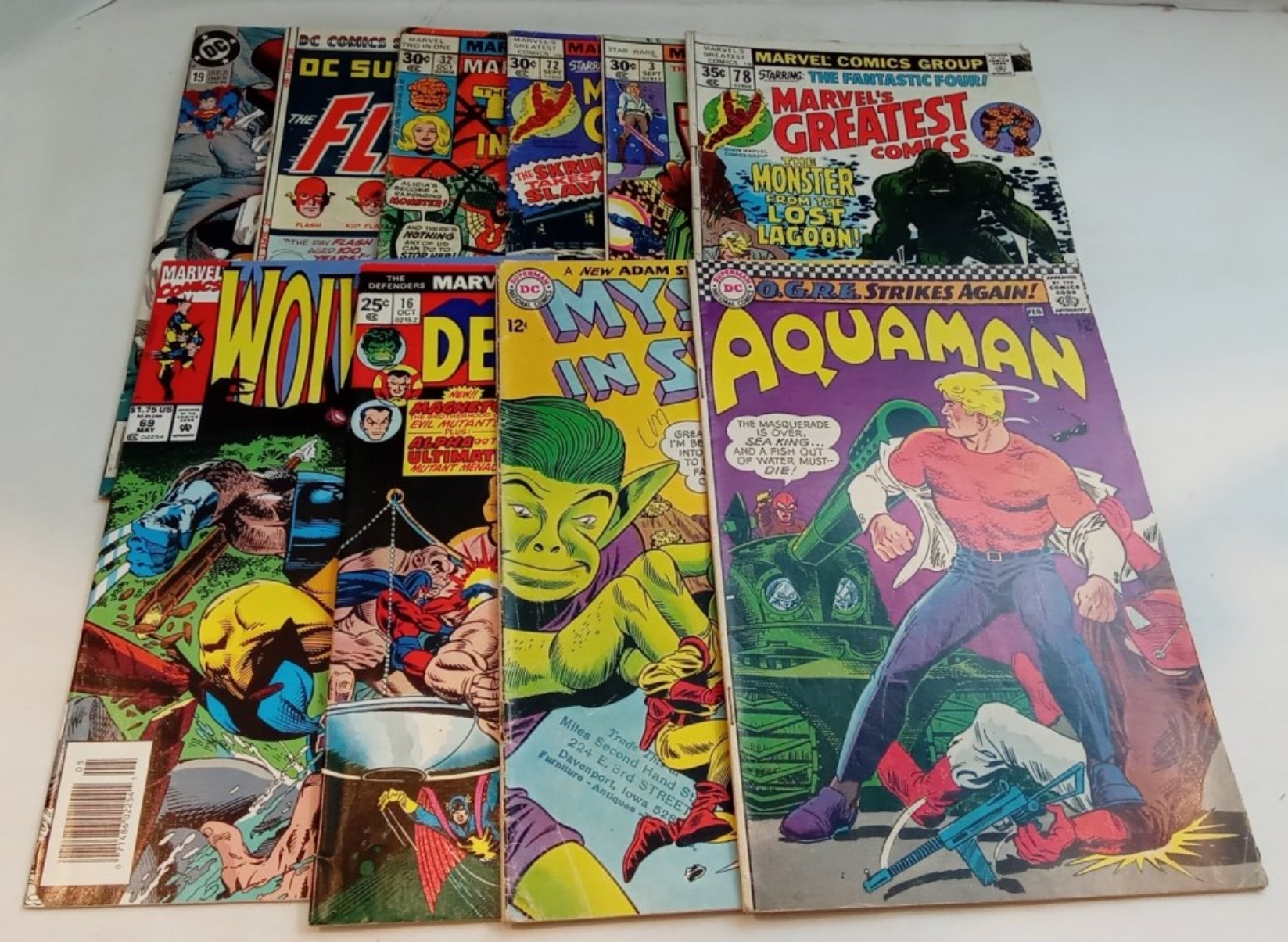 (6) Marvel & (4) DC Comics