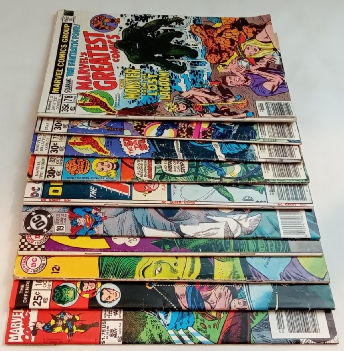 (6) Marvel & (4) DC Comics