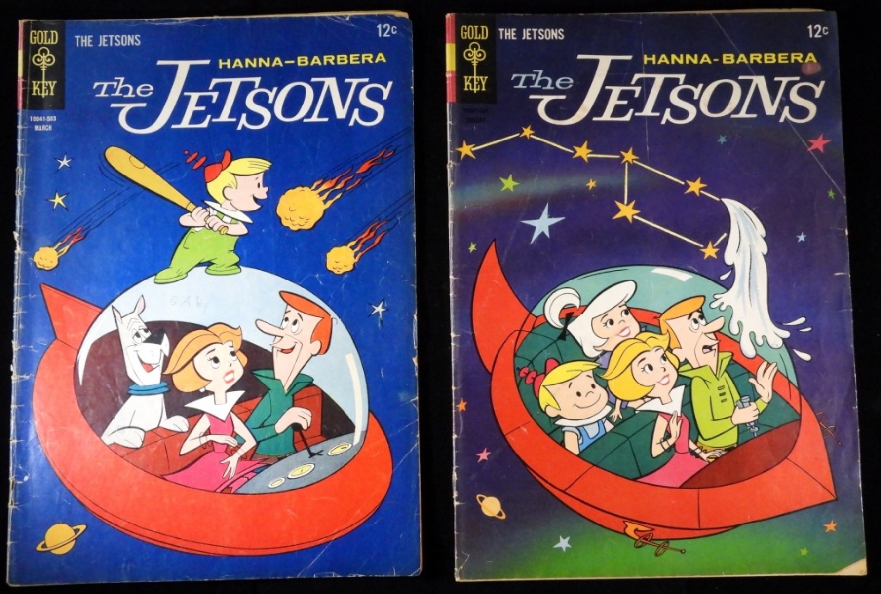 Gold Key Jetsons 1965-66 Lot of 2 Comics