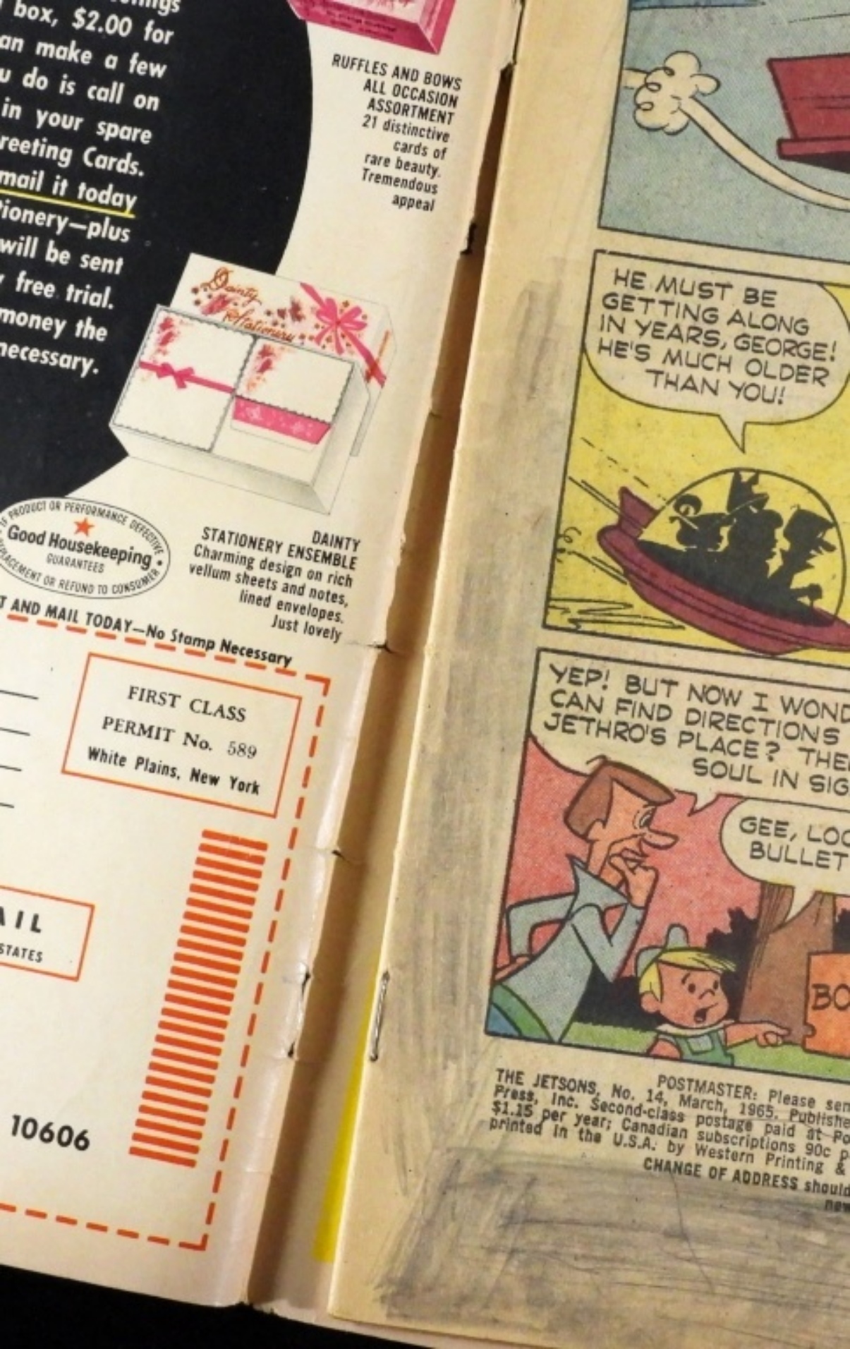 Gold Key Jetsons 1965-66 Lot of 2 Comics