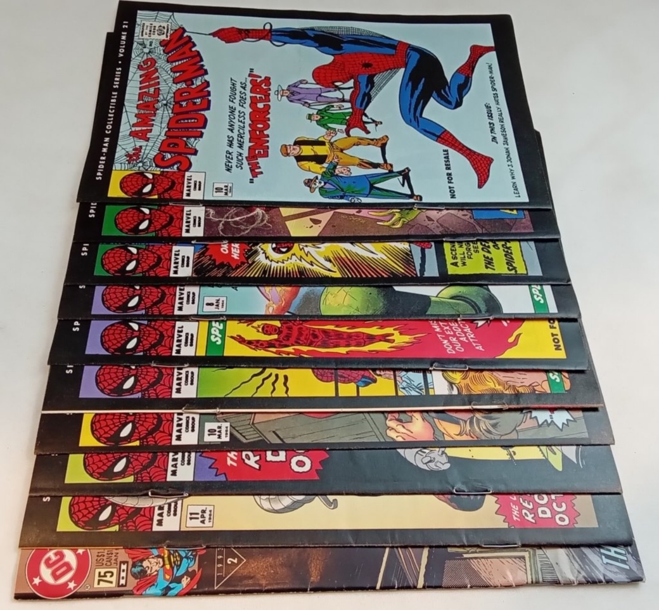 (9) Marvel (1) DC Comics
