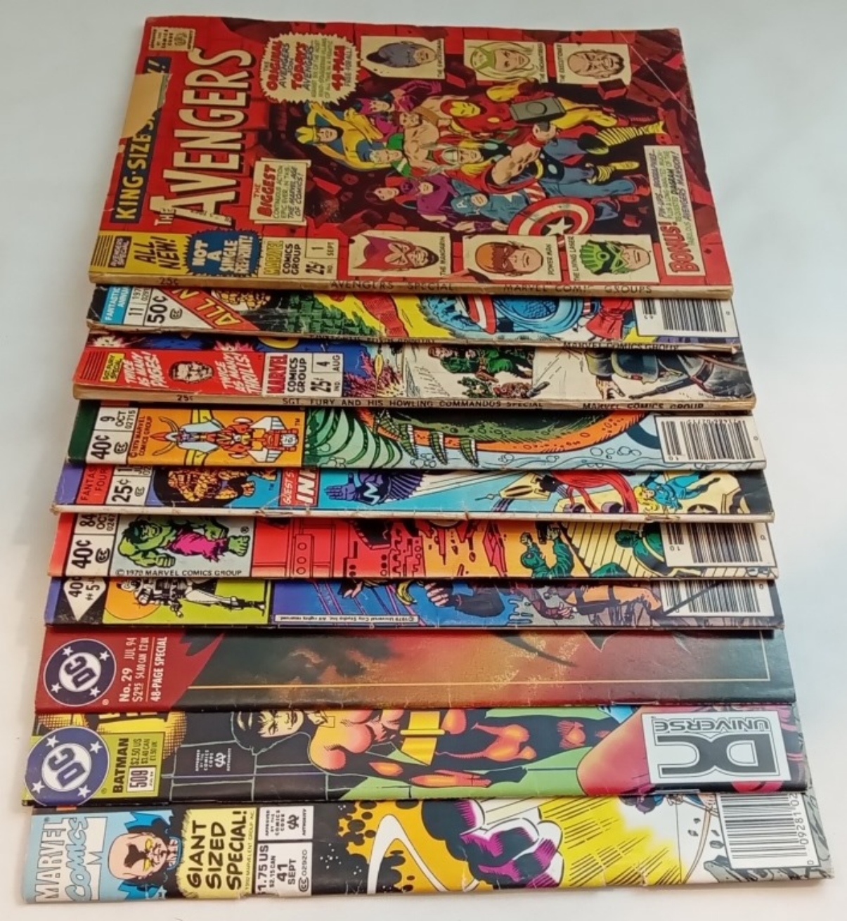 (8) Marvel & (2) DC Comics