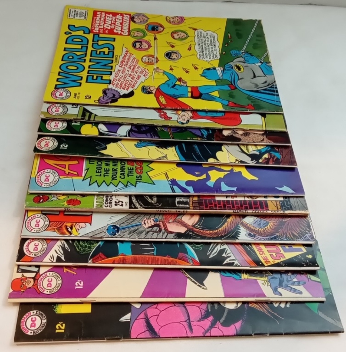 (9) DC & (1) Marvel Lot