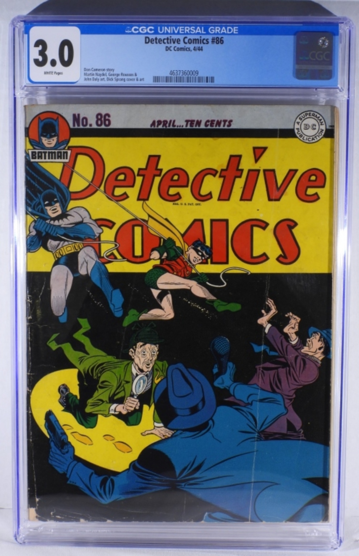 Detective Comics #86 1944 CGC 3.0