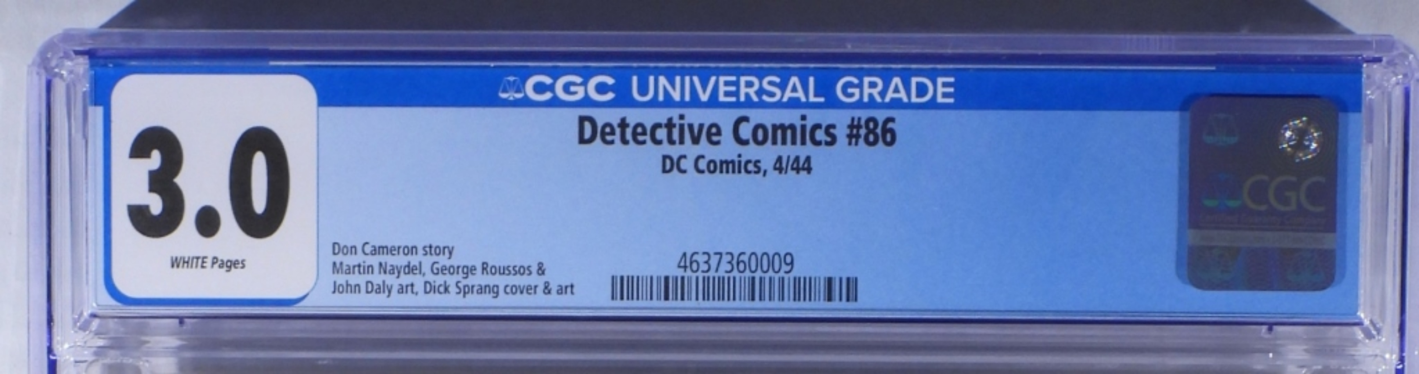 Detective Comics #86 1944 CGC 3.0
